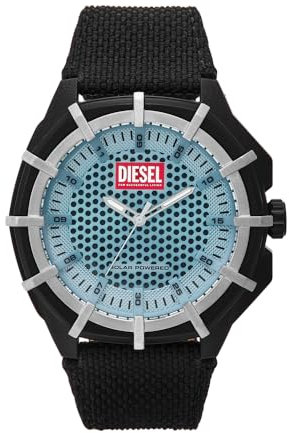 Diesel Herren Analog Quarz Uhr mit Leder Armband DZ4679