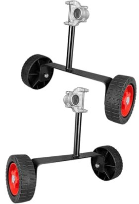 YARNOW Support De Jardin Avec Rouleaux Roues Auxiliaires Pour Tondeuse À Gazon Et Coupe-bordures Construction