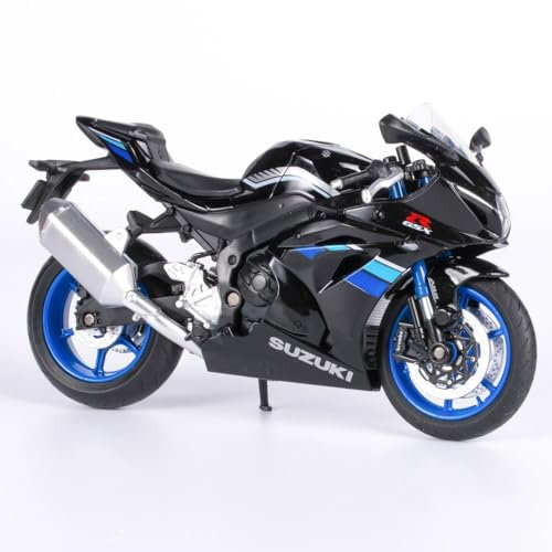 Doyomtoy Legierung GSX-1000 Motorrad-Modell, Maßstab 1:12, originalgetreue Nachbildung, kommt mit dekorativen Basis