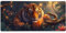 Grand Tapis de Souris, Tapis de Souris XXL Gaming, Résistant à l'abrasion et à l'eau, Base en Caoutchouc Antidérapante, Vitesse et Précision Améliorées, Pour la Maison 1600x800x4mm Serpent Tigre Z-341