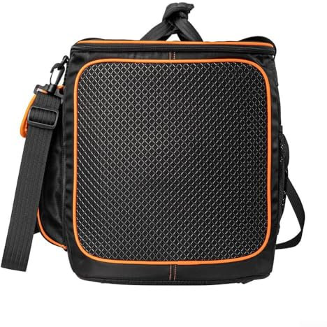 ComfyHarbor for JBL for Partybox 2 & for Encore Speaker Case, EVA Hard Protective Storage Bag 32x36x9cm, Water-Resistant Travel Cover with Handle for Outdoor Events - Black