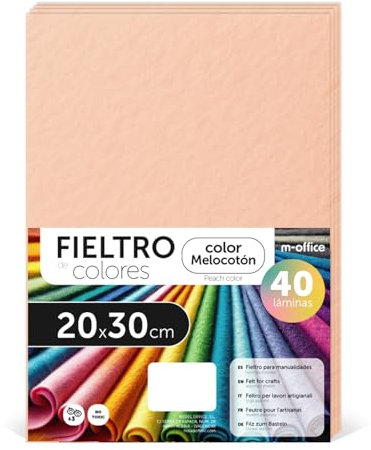 m-office Bastelfilz für DIY-Projekte, Filzplatten in bunten Farben, Weich und Flexibel, Material für Nähen und Patchwork Stoffe, Ideal Handarbeiten, Deko Kunsthandwerk, 40x60cm, (Dunkelgrün, 10 Stk)