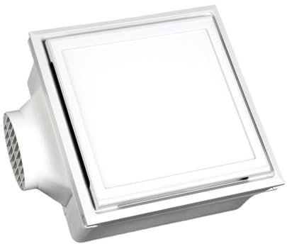 NexaGeniX Bathroom extractor fan 30 * 30cm Integrated Ceiling Ventilation Fan Lighting Combination Bathroom Bathroom Kitchen High Power Exhaust Fan Air extractor fan