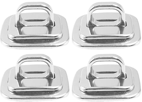 VOSAREA 4pcs Laptop Security Anchor Base Fixed Plate Anti-theft Cable Lock Compatible with Multiple Models for Desktop and Laptop Locking Stations