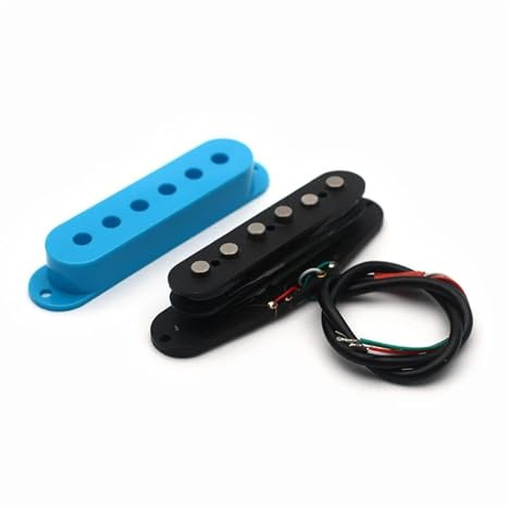 Professionelles Doppelspulenmikrofon Mit Rauschunterdrückungsdesign Alnico 5 Multi Color(Blue)
