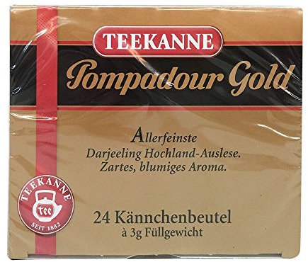 Teekanne Pompadour Gold 5er Pack