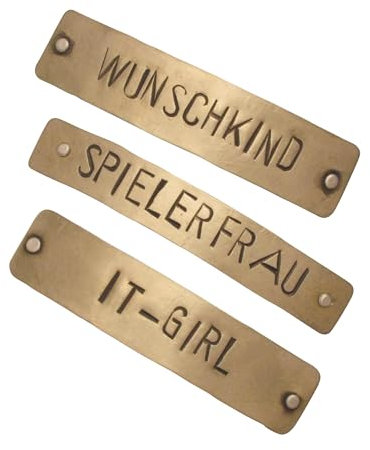 Haarspange mit Schriftzug Ihrer Wahl