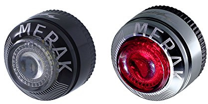 Moon - Merak Front and Rear Rechargeable Bike Light Set