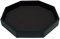 RNK Gaming Würfeltablett aus PU-Leder und Samt, achteckig, 29,1 cm, Schwarz