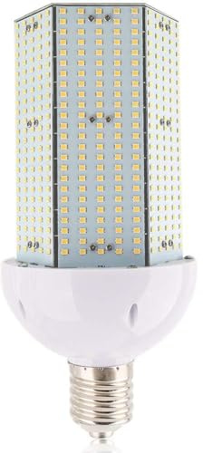LED E40 100W LED Mais Birne, 10900 LM 3000K Warmweiß Led Mais Glühbirne MILYN 360°Strahlwinkel LED Lampe Mais Licht Ersatz Halogen HQL HID HPS CFL für Garage Scheune Supermarkt Fabriklager Werkstatt