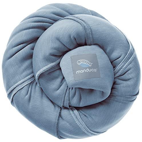 manduca Sling - Babytragetuch - Elastische Babytrage für Neugeborene von der Geburt bis zu 15 kg - Bio-Baumwolle - GOTS zertifiziert