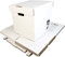 Square Deal Recordings & Supplies 12 Vinyl Record Storage Box - Sturdy Cardboard with Removable Lid - Holds up to 90 Records or Laser Discs - Set of 5 Boxes #12BC13