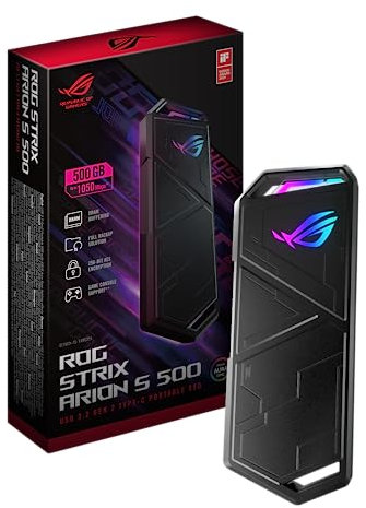 ASUS ROG Strix Arion S500 USB-C Portable SSD 500GB