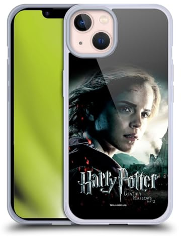 Head Case Designs Offizielle Harry Potter Hermione Granger Deathly Hallows VIII Gel Handyhülle Hülle [Militärischer Schutzgrad] Kompatibel mit Apple iPhone 13