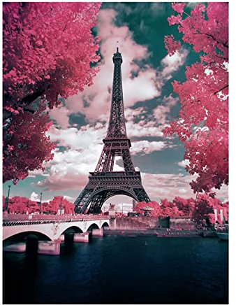 Diamond Painting Eifelturm Tower Diamond Painting Glitzersteine For Home Wall Decor (30 X 40 Cm)