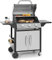Klarstein Gasgrill Mit Großer Grillfläche, 3 Brenner, 10,8 kW Edelstahl-BBQ für Balkon & Garten, Propangas, Mit Seitentischen & Thermometer Silber
