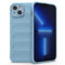 RankOne Custodia in Silicone Liquido Airbag per iPhone 14 Plus (6.7 Inches) - Azzurro