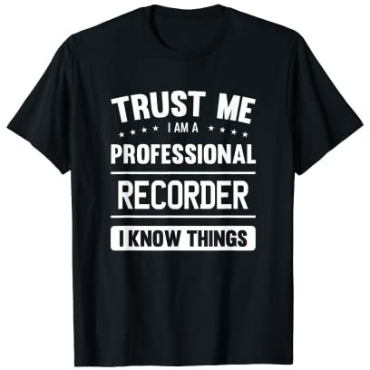 Flûte à bec professionnel T-Shirt