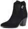IF Fashion Scarpe da Donna Stivali Stivaletti Cowboy Western Camperos Texani Etnici WS106 nero N.38