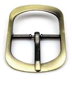 10 Stück Metall-Leder-Handtasche, Geldbörse, Schuhriemen, Schultergurt, verstellbar, Rollenstift, Schnalle, Schnappclips, rechteckig, oval, O-Ring, Reparatur, DIY, innen breit 38 mm, antikes Messing