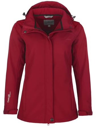 Blue Wave Damen Softshelljacke Bente mit Fleece-Innenfutter - Jacke mit abnehmbarer Kapuze