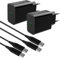 2Pack 25W Ladegerät USB C Schnellladegerät mit LadeKabel für Samsung Galaxy A55 A16 A56 A26 5G/A25 A35 S23 FE/S24 Plus Ultra S22/A54/A34 A53 A33 A23 A15 A14 iPhone 15/16 Pro Handy Netzteil Ladestecker