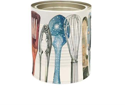 Emma Bridgewater - Making & Baking Utensil Holder Round Ridged Tin 100(d) x 110 mm