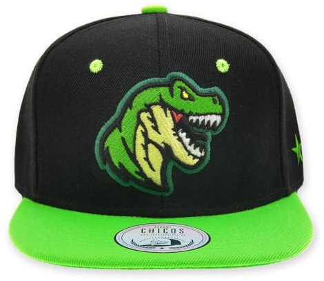 JOHNNY CHICOS Limitierte Creature Dino Kids-Cap, Dinosaurier-Cap, Dino-Motiv, Dino-Cappy, Kindercap, Kinder Kappe, Kinder Cappy, Baseball-Cap, Kinder-Cap für 6-12 Jährige