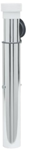 vidaXL In-Ground Parasol Base - Silver Aluminum Umbrella Stand for 40-50 mm Poles, Weather-Resistant, Space-Saving Outdoor Shade Anchor