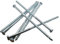 LLB Boîte de 100 vis tire-fond M8 pour bois à tête hexagonale de 13 mm de largeur - Vis à béton plaquées zinc - Demi-filetage - Argenté - Longueur : 8 mm x 200 mm