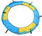 kowaku Funda Protectora para Cama Elástica, Almohadilla Acolchada Impermeable, Amarillo