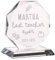 Wanapix | Personalisierte Trophäe mit Name und Text | Graviertem Glas (Grauskala) | Personalisierte Trophäe | Inklusive Aufbewahrungsbox | Auszeichnung | Achteckig 10 cm | Bester Lehrer