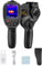 BETTITOPE - Telecamera termica da 640 x 480 pixel a infrarossi visivi da 256 x 192 pixel migliorati, fusione a doppia luce, termocamera palmare da -4 a 1200 °F, per rilevamento delle perdite HVAC,
