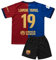 Qycksouth Yamal Nr.19 Heim Trikot für Kinder 2024 Saison – Fußball Set mit Shorts – Fan Trikot Jungen – Atmungsaktiv Sportoutfit – Trikot Kinder – 176