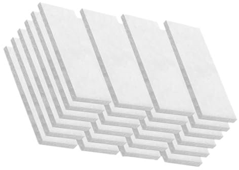 Garneck 24stücke Keramische Faser-isolierdecke Für Hochtemperatur-ofen Feuerfeste Isoliermatte Für Kamin Herd Grill Und Pizzaofen Ersatzkern Für Alkoholbasierte Tischfeuer