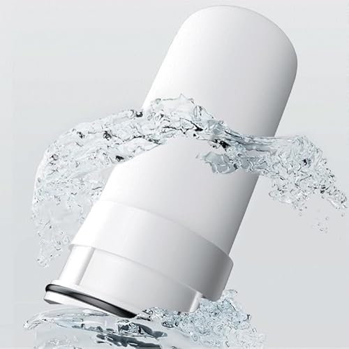 Zuquik Wasserfilter Wasserhahn, 7-stufiges Premium-Leitungswasser-Filtrationssystem – PP-Kunststoffschale mit 304 Edelstahl & Keramikfilter für Küche & Bad (inklusive extra Filter)