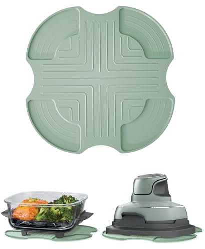 Dillot Salvamanteles de Silicona para Ninja Crispi, Almohadillas Calientes Resistentes al Calor para Accesorios de freidora Ninja Crispi, Grado alimenticio, Soporte de Cocina Apto para lavavajillas