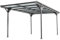 HORI Carport | Überdachung | Garagenüberdachung | Autogarage Anthrazit | Garagenunterstand | 5050 x 3000 x 2190, Pultdach