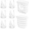 GOTOCUT 8PCS Duckbill Valves Silicone Diaphragms for Lansinoh Discreet Duo Nuliie S32 Wearable Breast Pump Replacement Parts