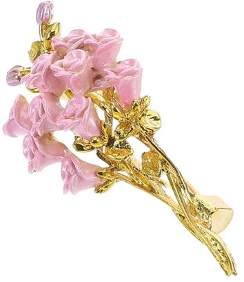 BESTYASH Broche Enamel Rose Bouquet Élégante Pour Femmes Accessoire Floral Chic Pour Mariages Fêtes Et Rendez-