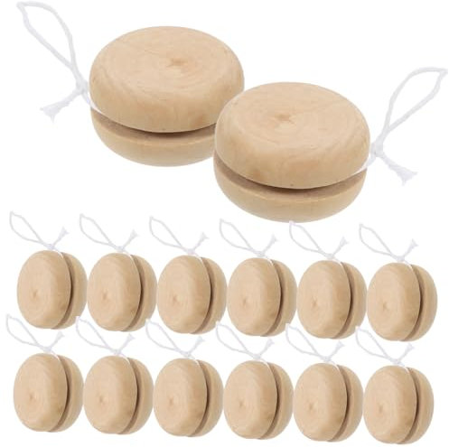 BESPORTBLE 15Stücke Holz Yo Yo Handgemaltes Graffiti Yo Yo Für Kreatives Holzspielzeug Indoor Und Outdoor Spiele Geschenkidee Für Jungen