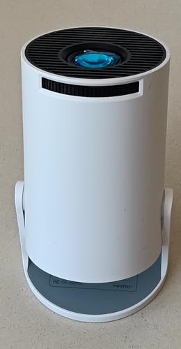 HY300 Pro+ Mini Portable Projector, Smart Projector Auto Horizontal Correction 1080P, Brightness 170 ANSI Outdoor Movie Projector Compatible with Phone, Wi-Fi 6 BT5.2 Android 11