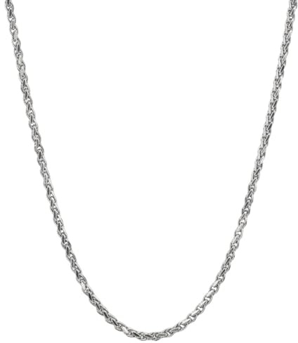 Karma NH11428657 Halskette Silber Herren Edelstahl 60 cm Kette Herrenschmuck Männer Herrenhalskette modern Geschenk für Ihn wasserfest hypoallergen Edelstahlkette
