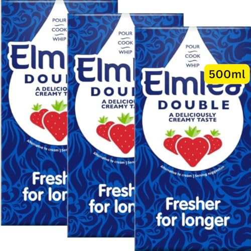 Double Alternative to Cream 500ml Elmeas (3x500ml)