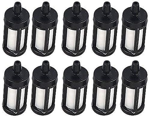 QHALEN - Filtro Carburante di Ricambio per Motosega Stihl 017 018 021 023 025 MS170 MS180 MS210 MS230 MS250, Pack 10