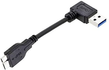 H61 USB 3.0 A auf Micro B Kabel 20 cm – Plug & Play Festplattenkabel für Externe Festplatten, USB 3.0 A Stecker auf Micro B Stecker, Schnellübertragung