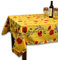 India Arts French Provencal Tischdecke Acryl Beschichtet 100% Baumwolle 180,3 cm Rund. Rectangular 61 x 78 Yellow Poppy