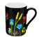 Pylônes Porcelain Floral Mug, 7 x 10.2 cm, Pink, Reusable, Microwave & Dishwasher Safe, Coffee Cup, Home, Alle Gelegenheiten