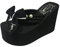 FRAUIT Sandali Estivi Con Tacco E Plateau - Infradito Donna Zeppa Alta, Ciabatte Estive, Pantofole Da Casa, Sandali Da Spiaggia, Scarpe Eleganti, Flip Flops Con Bowknot