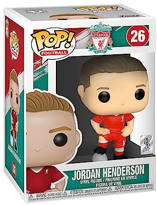 Funko POP! Vinyl Football: Liverpool-Jordan Henderson - Liverpool FC - Collectable Vinyl Figure - Gift Idea - Official Merchandise - Toys for Kids & Adults - Sports Fans - Model Figure for Collectors
